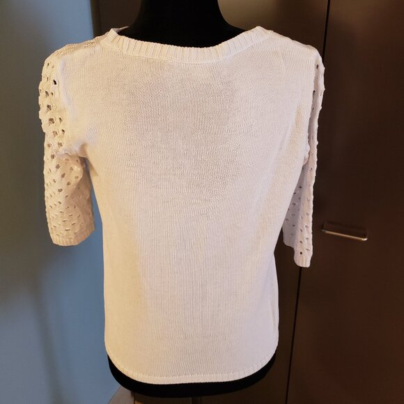 White Sweater ~ Nygard - Picture 3 of 5